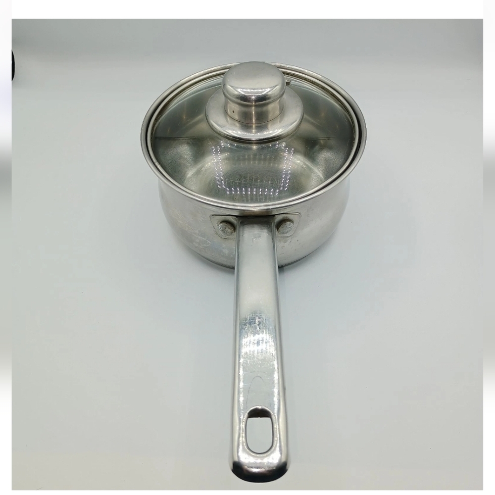 Maitre Chef 18-10 Stainless Steel 1 Quart Sauce Pan With Lid - Picture 6 of 6